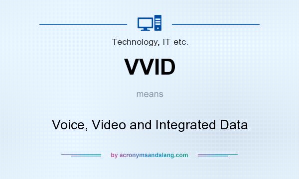 What does VVID mean? It stands for Voice, Video and Integrated Data