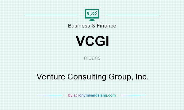 What does VCGI mean? It stands for Venture Consulting Group, Inc.