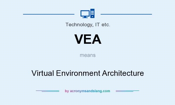 What does VEA mean? It stands for Virtual Environment Architecture