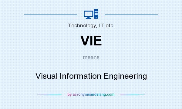 What does VIE mean? It stands for Visual Information Engineering