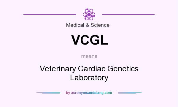 What does VCGL mean? It stands for Veterinary Cardiac Genetics Laboratory