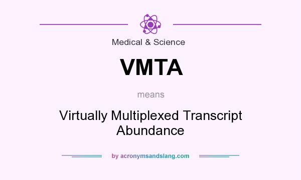 What does VMTA mean? It stands for Virtually Multiplexed Transcript Abundance