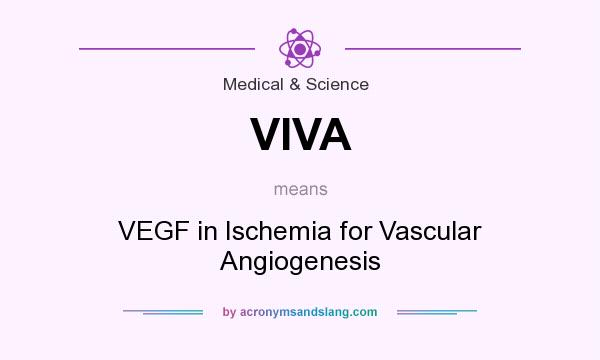 What does VIVA mean? It stands for VEGF in Ischemia for Vascular Angiogenesis