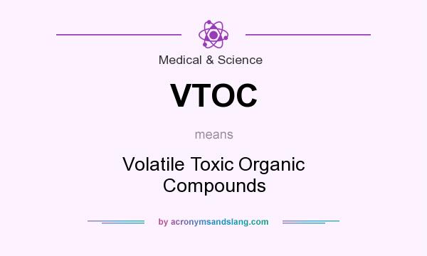 What does VTOC mean? It stands for Volatile Toxic Organic Compounds