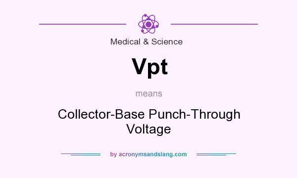 What does Vpt mean? It stands for Collector-Base Punch-Through Voltage