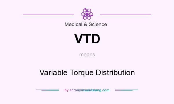 What does VTD mean? It stands for Variable Torque Distribution