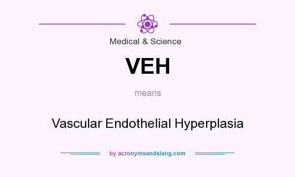 What does VEH mean? It stands for Vascular Endothelial Hyperplasia