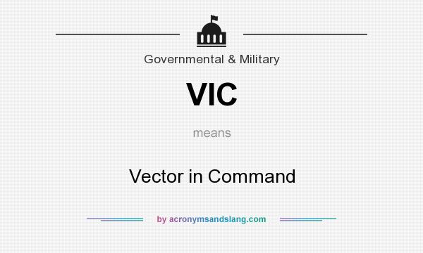 What does VIC mean? It stands for Vector in Command