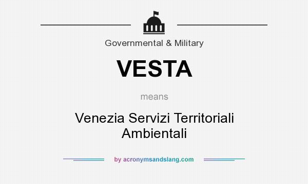 What does VESTA mean? It stands for Venezia Servizi Territoriali Ambientali