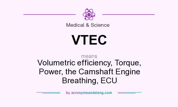 What does VTEC mean? It stands for Volumetric efficiency, Torque, Power, the Camshaft Engine Breathing, ECU
