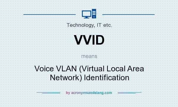 What does VVID mean? It stands for Voice VLAN (Virtual Local Area Network) Identification