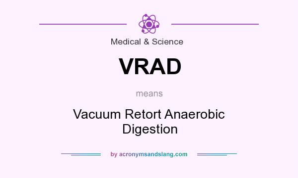 What does VRAD mean? It stands for Vacuum Retort Anaerobic Digestion