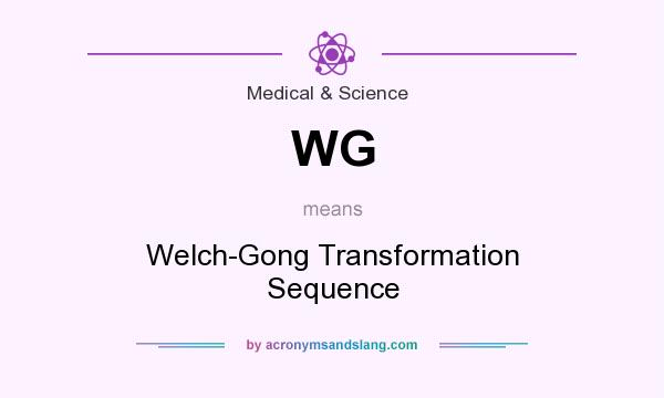 What does WG mean? It stands for Welch-Gong Transformation Sequence