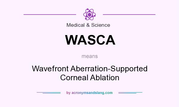 What does WASCA mean? It stands for Wavefront Aberration-Supported Corneal Ablation