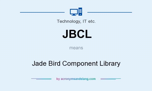 What does JBCL mean? It stands for Jade Bird Component Library