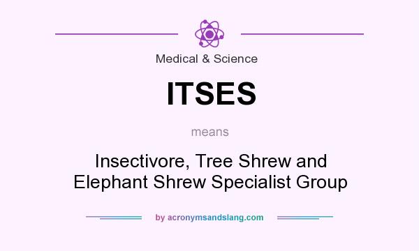 What does ITSES mean? It stands for Insectivore, Tree Shrew and Elephant Shrew Specialist Group