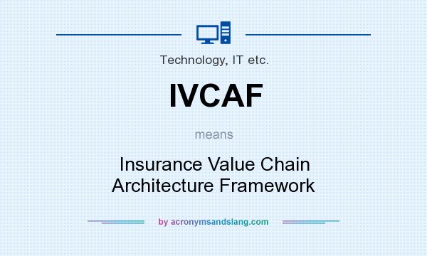 What does IVCAF mean? It stands for Insurance Value Chain Architecture Framework