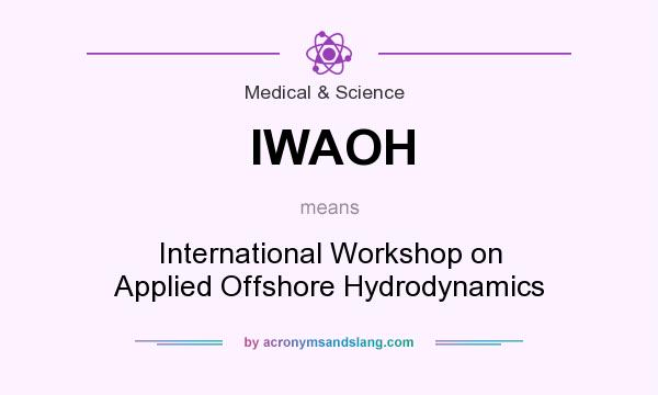 What does IWAOH mean? It stands for International Workshop on Applied Offshore Hydrodynamics
