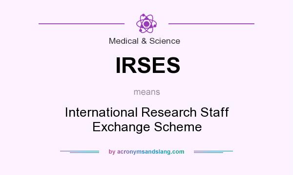 What does IRSES mean? It stands for International Research Staff Exchange Scheme