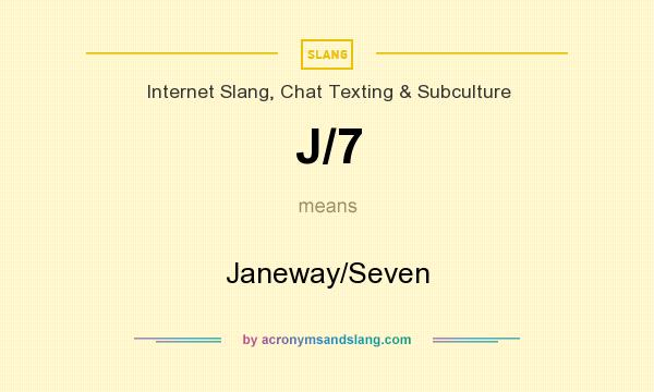 What does J/7 mean? It stands for Janeway/Seven
