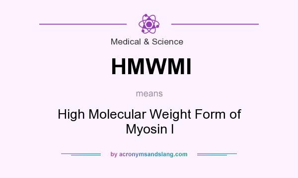 What does HMWMI mean? It stands for High Molecular Weight Form of Myosin I