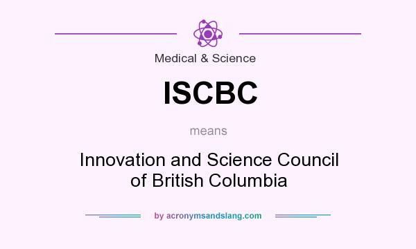 What does ISCBC mean? It stands for Innovation and Science Council of British Columbia