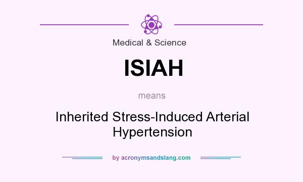 What does ISIAH mean? It stands for Inherited Stress-Induced Arterial Hypertension