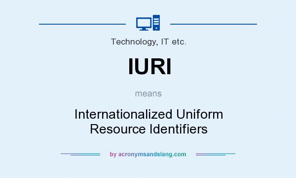 What does IURI mean? It stands for Internationalized Uniform Resource Identifiers