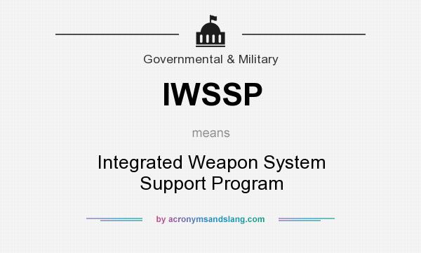 What does IWSSP mean? It stands for Integrated Weapon System Support Program