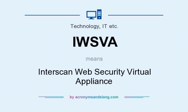 What does IWSVA mean? It stands for Interscan Web Security Virtual Appliance