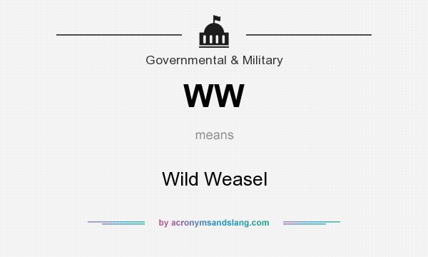 What does WW mean? It stands for Wild Weasel