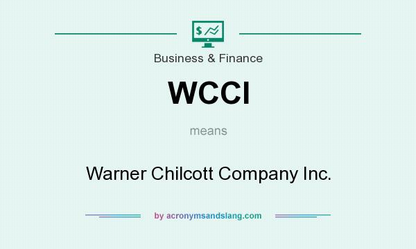 What does WCCI mean? It stands for Warner Chilcott Company Inc.