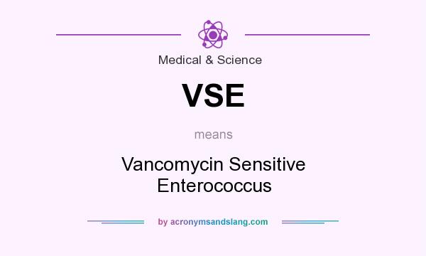 What does VSE mean? It stands for Vancomycin Sensitive Enterococcus