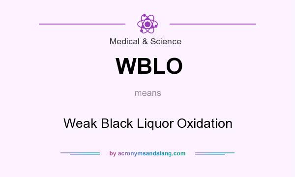 What does WBLO mean? It stands for Weak Black Liquor Oxidation