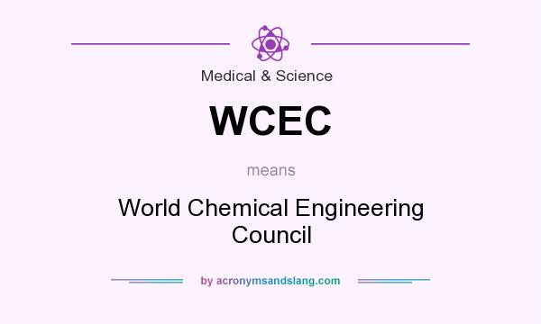 What does WCEC mean? It stands for World Chemical Engineering Council