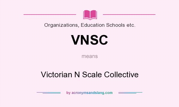 What does VNSC mean? It stands for Victorian N Scale Collective