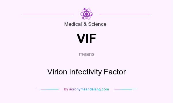 What does VIF mean? It stands for Virion Infectivity Factor
