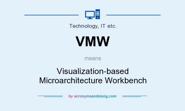 What does VMW mean? It stands for Visualization-based Microarchitecture Workbench
