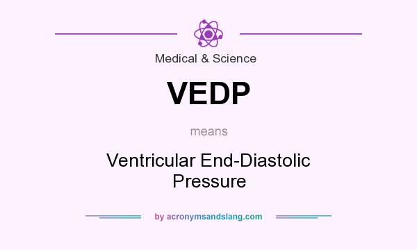 What does VEDP mean? It stands for Ventricular End-Diastolic Pressure