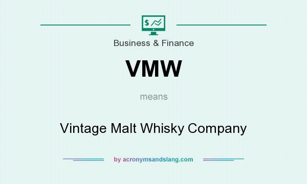 What does VMW mean? It stands for Vintage Malt Whisky Company
