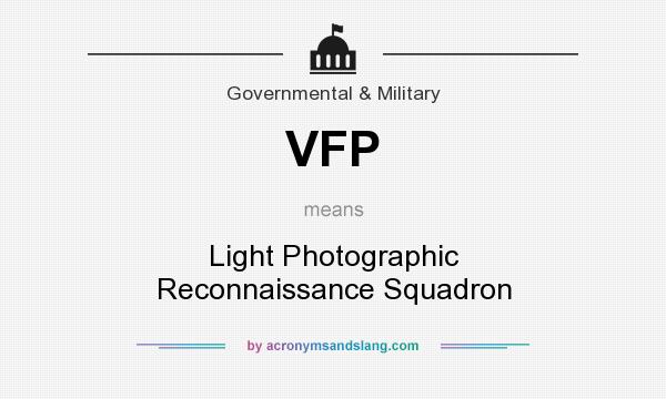 What does VFP mean? It stands for Light Photographic Reconnaissance Squadron