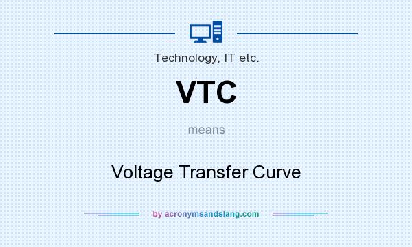 What does VTC mean? It stands for Voltage Transfer Curve