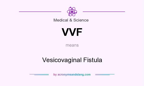 What does VVF mean? It stands for Vesicovaginal Fistula