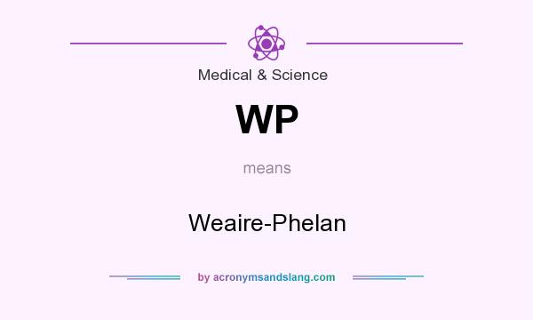 What does WP mean? It stands for Weaire-Phelan