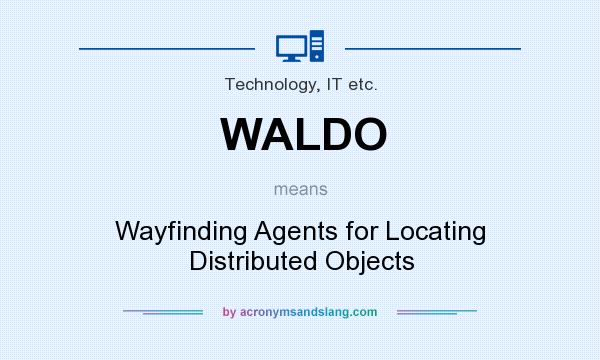 What does WALDO mean? It stands for Wayfinding Agents for Locating Distributed Objects