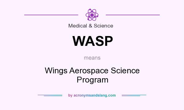 What does WASP mean? It stands for Wings Aerospace Science Program