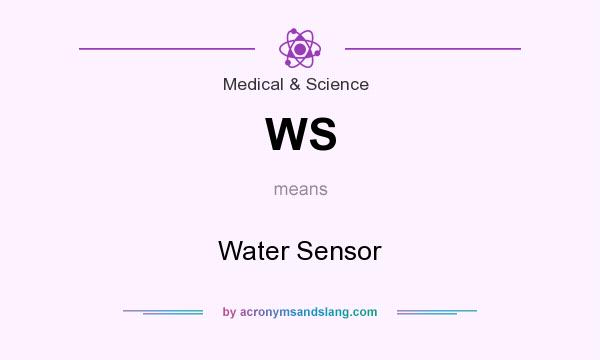 What does WS mean? It stands for Water Sensor