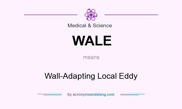 What does WALE mean? It stands for Wall-Adapting Local Eddy