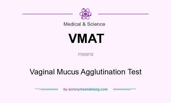 What does VMAT mean? It stands for Vaginal Mucus Agglutination Test