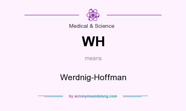 What does WH mean? It stands for Werdnig-Hoffman